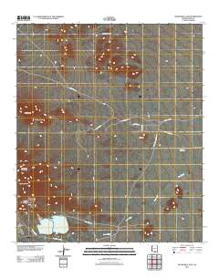 Silver Bell East 2011 topographic map thumbnail