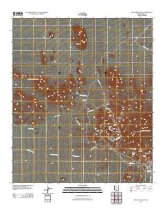 Silver Bell West 2011 topographic map thumbnail