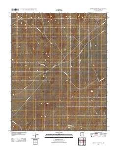 Sitting Coyote Hill 2011 topographic map thumbnail