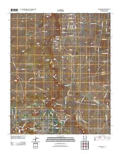Snowflake 2011 topographic map thumbnail