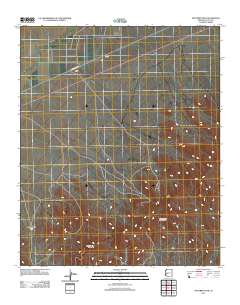 Socorro Peak 2011 topographic map thumbnail