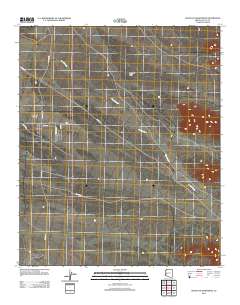 South of Quartzsite 2011 topographic map thumbnail