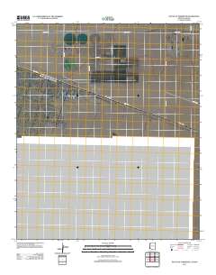 South of Somerton 2011 topographic map thumbnail