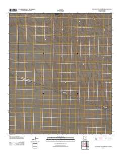 Southeast of Somerton 2011 topographic map thumbnail
