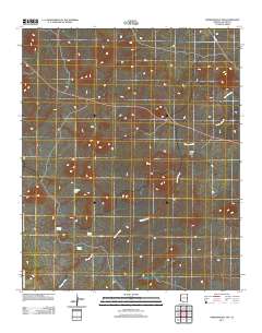 Springerville NW 2011 topographic map thumbnail