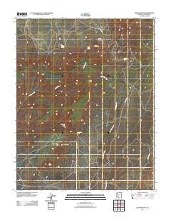 Square Butte 2011 topographic map thumbnail