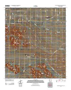 Squaretop Hills East 2011 topographic map thumbnail