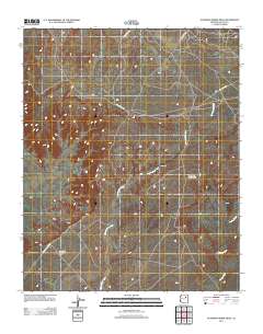 Standing Horse Mesa 2011 topographic map thumbnail