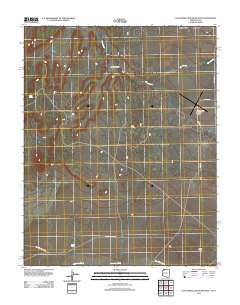 Lost Spring Mountain East 2011 topographic map thumbnail