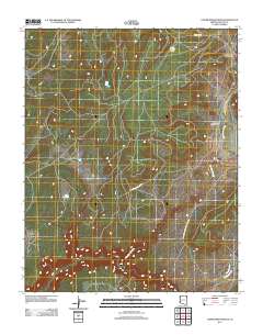Lower Wheatfields 2011 topographic map thumbnail