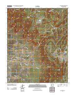 Lukachukai 2011 topographic map thumbnail