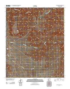 Malpais Mesa 2011 topographic map thumbnail