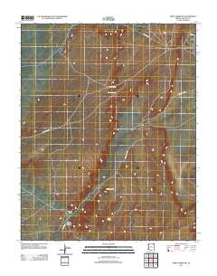 Many Farms SW 2011 topographic map thumbnail
