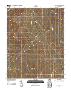 Many Ghosts Hill 2011 topographic map thumbnail