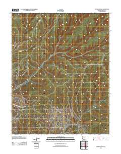 Marsh Pass SE 2011 topographic map thumbnail