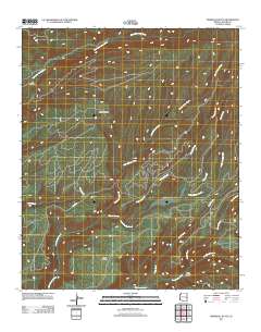 Marshall Butte 2011 topographic map thumbnail
