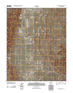 Meadview South 2011 topographic map thumbnail