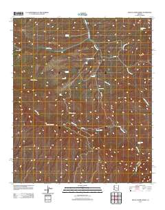 Mescal Warm Spring 2011 topographic map thumbnail