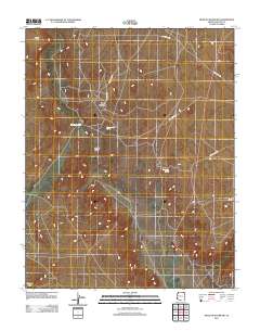 Mexican Water SW 2011 topographic map thumbnail