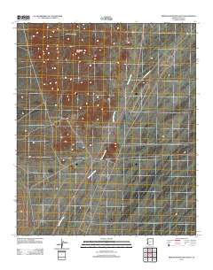 Middle Mountains South 2011 topographic map thumbnail