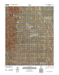 Middle Water Spring 2011 topographic map thumbnail