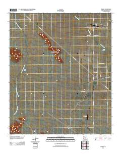 Mobile 2011 topographic map thumbnail