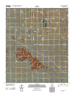 Mobile NW 2011 topographic map thumbnail