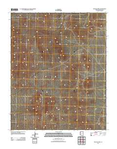 Mohave Mine 2011 topographic map thumbnail