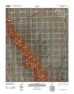 Mohawk Mountains NW 2011 topographic map thumbnail