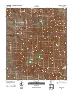 Mohon Peak 2011 topographic map thumbnail