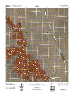 Monreal Well 2011 topographic map thumbnail