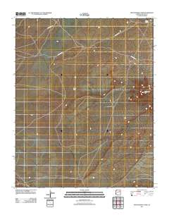 Montezumas Chair 2011 topographic map thumbnail