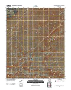 Montezumas Chair NW 2011 topographic map thumbnail