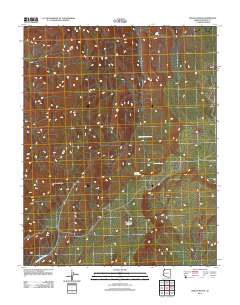 Mount Bangs 2011 topographic map thumbnail