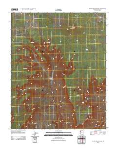 Mount Dellenbaugh 2011 topographic map thumbnail