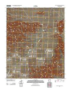 Mount Tipton NW 2011 topographic map thumbnail