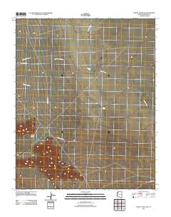 Mount Tipton SE 2011 topographic map thumbnail