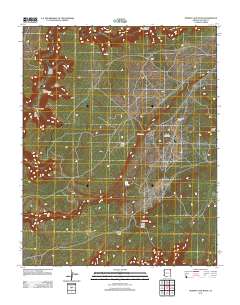 Black Rock Butte 2011 topographic map thumbnail