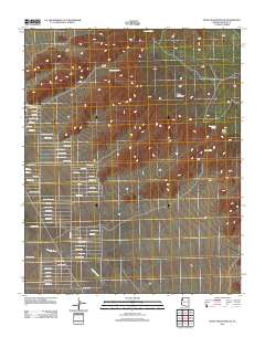 Music Mountains SE 2011 topographic map thumbnail
