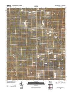 Music Mountains SW 2011 topographic map thumbnail