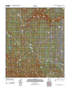 Natanes Mountains NE 2011 topographic map thumbnail