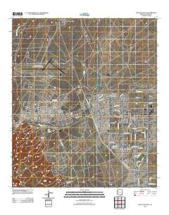 Fort Huachuca 2011 topographic map thumbnail