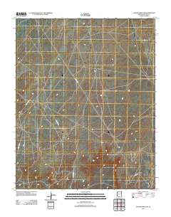 Ganado Mesa SW 2011 topographic map thumbnail