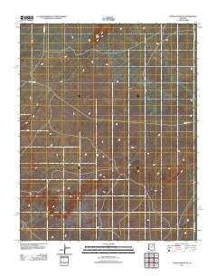 Garces Mesas NE 2011 topographic map thumbnail