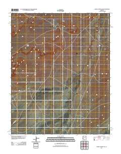 Garces Mesas SE 2011 topographic map thumbnail