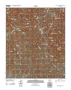 Garfias Mountain 2011 topographic map thumbnail