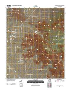 Garnet Mountain 2011 topographic map thumbnail