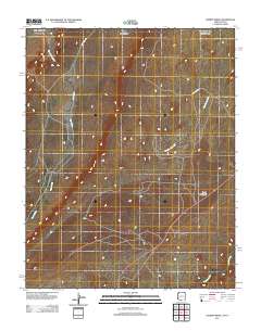 Garnet Ridge 2011 topographic map thumbnail