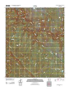 Georges Butte 2011 topographic map thumbnail