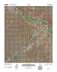 Geronimo 2011 topographic map thumbnail